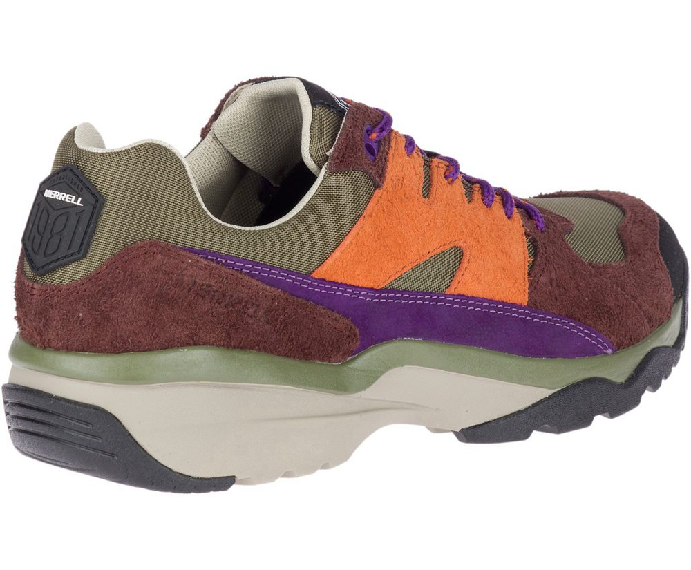 Tenis Homem - Merrell Boulder Range - Marrom/Laranja - PMC310865